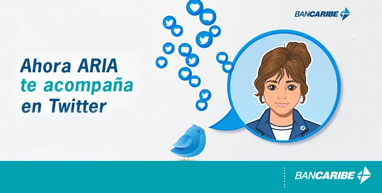 ARIA, la asistente virtual de Bancaribe ahora en Twitter y por comando de voz