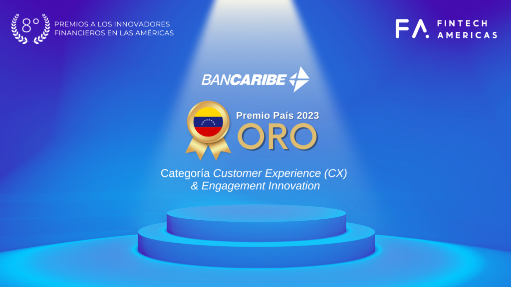 Bancaribe recibe Premio País Oro en Fintech Americas 2023
