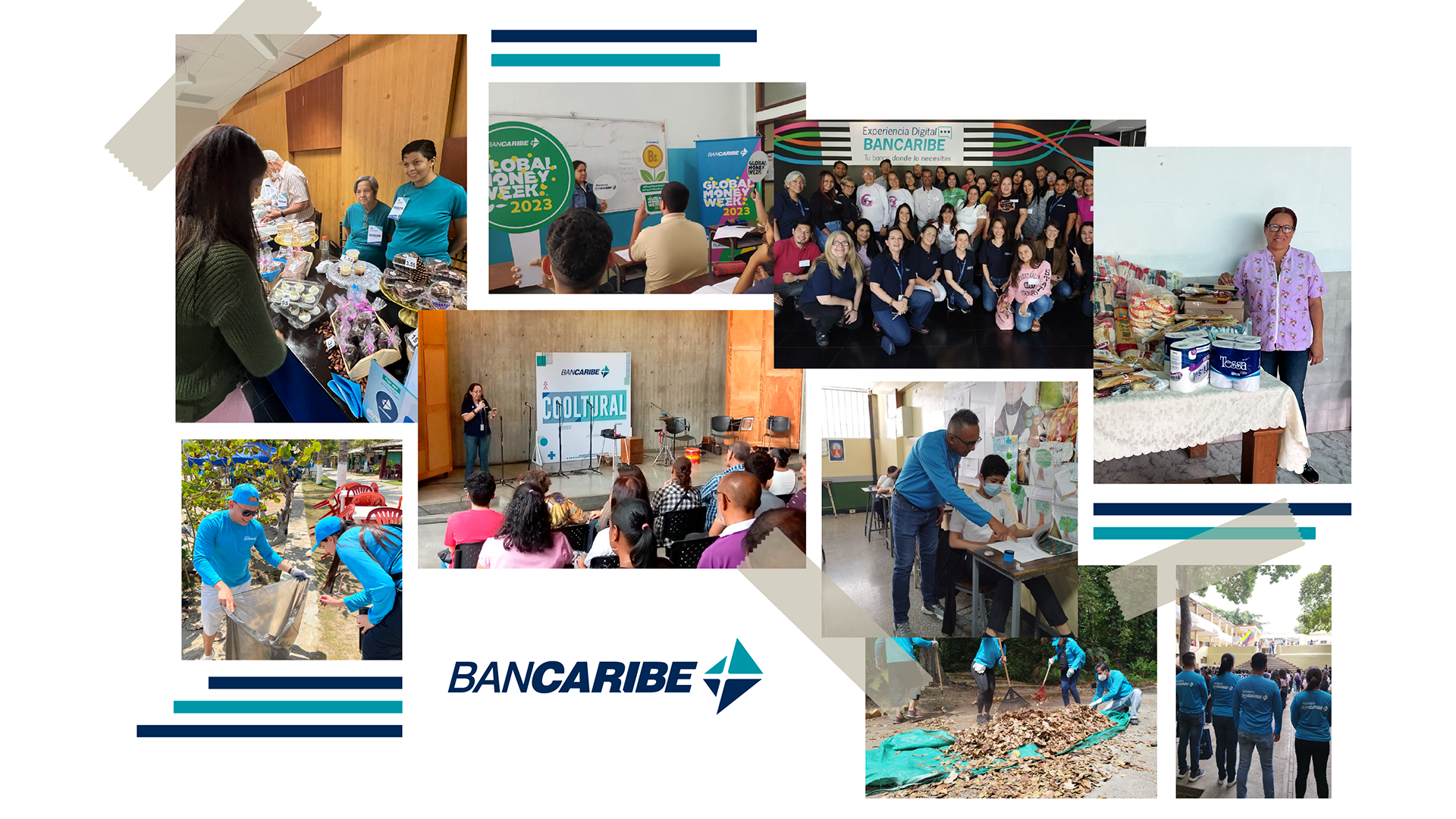 Educación financiera, emprendimiento, cultura y solidaridad fueron los pilares de la actuación responsable de Bancaribe en 2023
